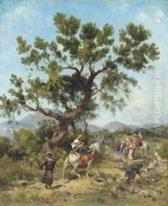 Warriors At Rest by Georges Washington