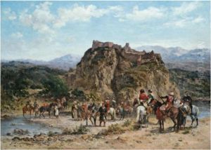 The Fortress Of Hosap, Eastern Anatolia by Georges Washington