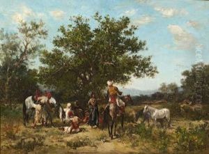 La Halte Des Cavaliers. by Georges Washington