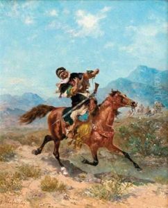 Cavalier Arabe. by Georges Washington