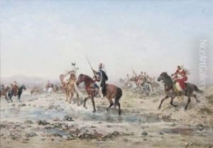 La Halte Des Cavaliers by Georges Washington