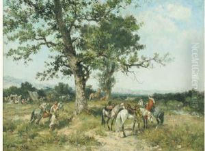 La Halte Des Cavaliers by Georges Washington