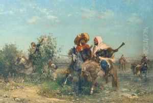 Warriors At Rest by Georges Washington