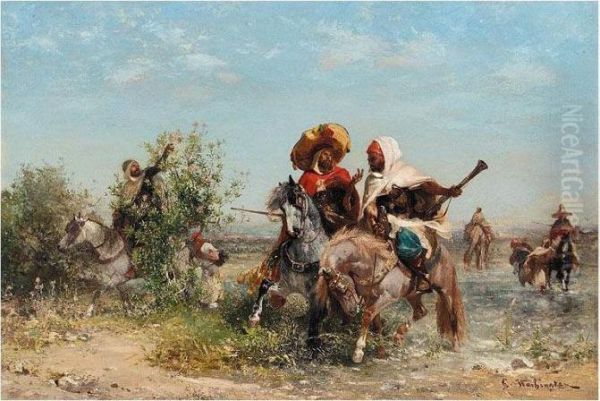 Arab Horsemen - view 1