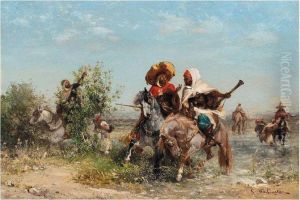 Arab Horsemen by Georges Washington