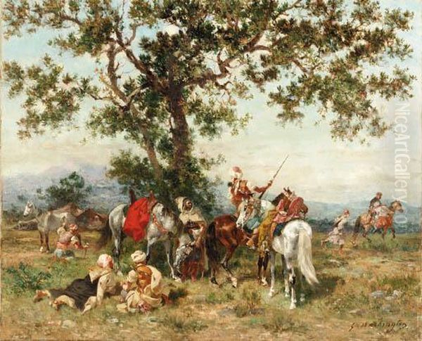 An Arab Encampment - view 1