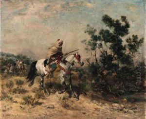 Arab Horsemen by Georges Washington