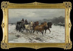 Riding Through Thawing Snow