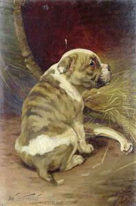 Give a Dog a Bone, 1888 by William Henry Hamilton Trood