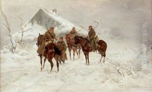 Patrol Ulanski by Ignacy (Czeslaw Wasilewski) Zygmuntowicz
