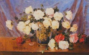 Roze W Porcelanowym Wazonie, Ok. 1930