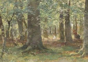 Playing in the woods by Willem Bastiaan Tholen