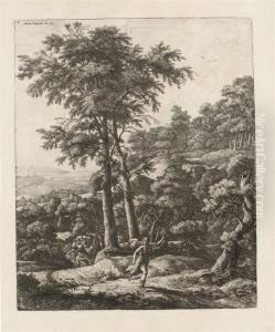 Large Landscapes by Anthonie Waterloo