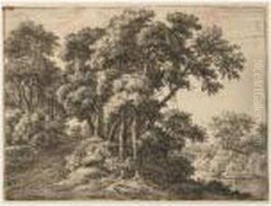 A Collection Of Prints Of Wooded Landscapes A Collection Of Prints Of Wooded Landscapes
