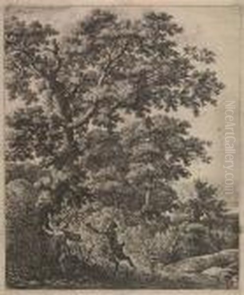 Large Upright Landscapes With Scenes From Ovid's Metamorphoses - view 1