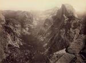 Half-dome, From Glacier Point, Yosemite by Carleton Emmons Watkins