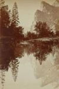Three Brothers , Yosemite Valley by Carleton Emmons Watkins