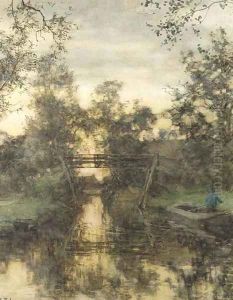 A bridge in Giethoorn 2 by Willem Bastiaan Tholen
