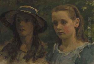 A double portrait of the daughters of Floris Arntzenius
