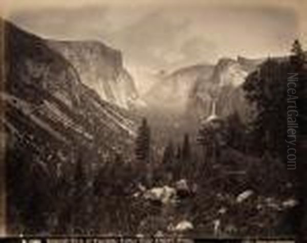 Yosemite Valley From Artist's Point - view 1