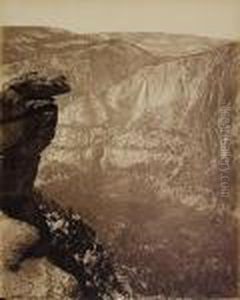 Yosemite Falls From Glacier Point by Carleton Emmons Watkins