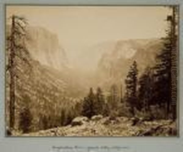 Inspiration Point, Yosemite Valley, California, Annees 1870 - view 1