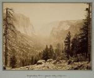 Inspiration Point, Yosemite Valley, California, Annees 1870 by Carleton Emmons Watkins