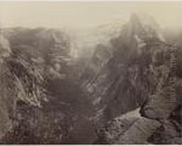 Half Dome From Glacier Pt., Yosemite - view 1