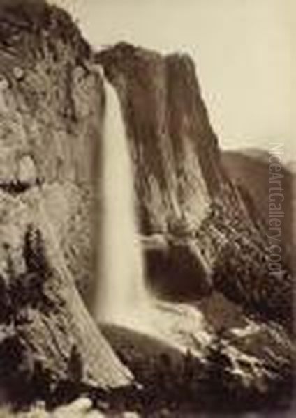 Upper Yosemite Falls From The Eagle Point Trail - view 1