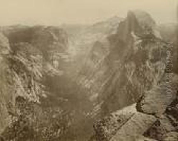 Yosemite Valley, Half Dome From Glacier Point, No. 101 - view 1