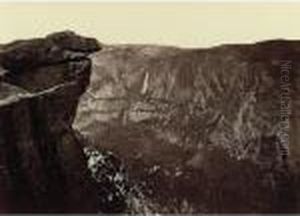 'the Yosemite Falls, From Glacier Point Yosemite"" by Carleton Emmons Watkins