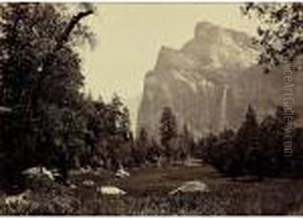 Bridal Veil, From The Black Spring Yosemite - view 1