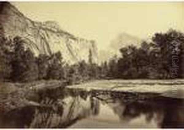 'winter On The Domes, Yosemite"" - view 1