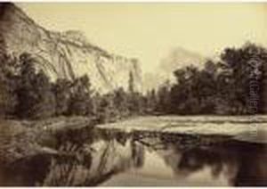 'winter On The Domes, Yosemite"" by Carleton Emmons Watkins