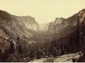 'view From Inspiration Point, Yosemite"" by Carleton Emmons Watkins
