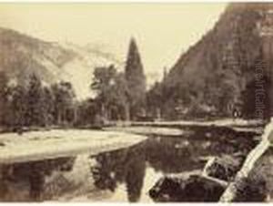 'north Dome, From Camp Grove. Yosemite"" by Carleton Emmons Watkins