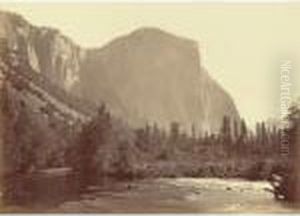 'el Capitan, 3600 Feet. View From The Foot Of The Yosemite Valley"" by Carleton Emmons Watkins