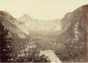 'the Upper Valley, From Eagle Point Trail Yosemite"" by Carleton Emmons Watkins
