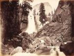 The Vernal Falls by Carleton Emmons Watkins