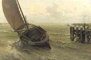 Leaving the Buitenhaven in full sail, Veere