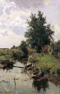Paysage hollandais by Willem Bastiaan Tholen