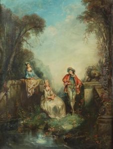 Scenes Galantes by Jean-Antoine Watteau