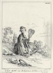 Eight Studies Of Oriental Figures by Jean-Antoine Watteau