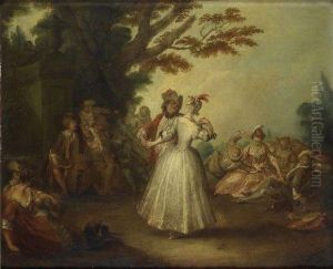 Un Menuet by Jean-Antoine Watteau