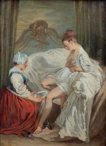 La Toilette Intime by Jean-Antoine Watteau