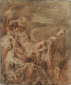 The Deposition, After Leandro Bassano by Jean-Antoine Watteau