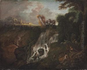 La Chute D'eau by Jean-Antoine Watteau