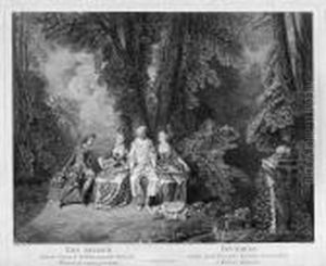 Les Jaloux - Invidiosi by Jean-Antoine Watteau