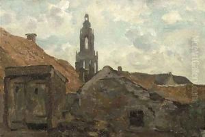 A view of the Cuneratoren, Rhenen by Willem Bastiaan Tholen