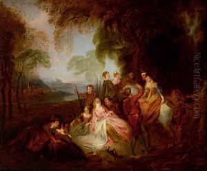 Fete Galante by Jean-Antoine Watteau